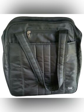Lug Black Quilted Laptop Tote